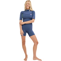 Womens Synergy 2mm Back Zip Shorty Wetsuit